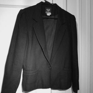 Black wool lined jacket Petite/Small